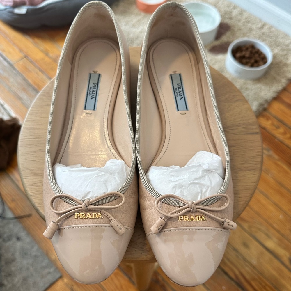 Prada ballet flats size 38